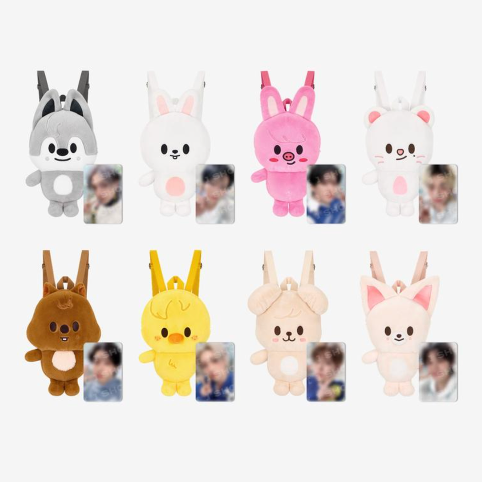 STRAY KIDS - SKZOO PLUSH BACKPACK - STAY IN OUR LITTLE HOUSE (8 VERSIONS)