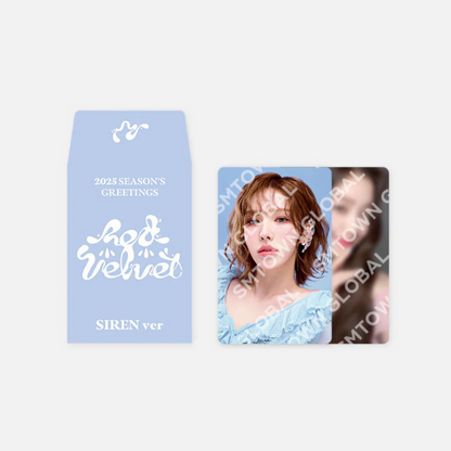 [PRE-ORDER] RED VELVET - RANDOM TRADING CARD SET - 2025 SM ARTIST SEASON'S GREETINGS MD