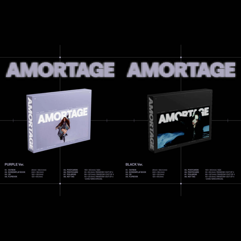 [PRE-ORDER] (YGSELECT POB) JISOO - MINI ALBUM [AMORTAGE] EXCLUSIVE EDITION (SET)