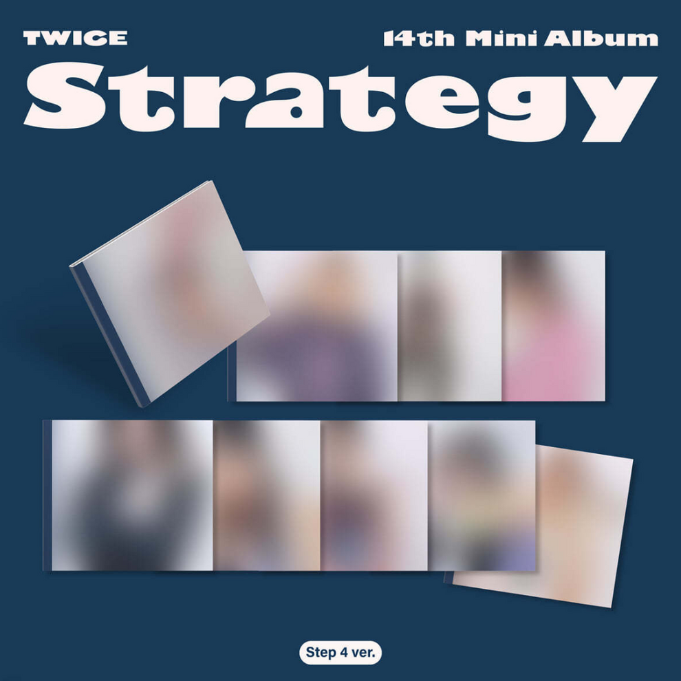 [PRE-ORDER] (WITHMUU POB) TWICE – 14th Mini Album [STRATEGY] (Step4 ver.) (Set)