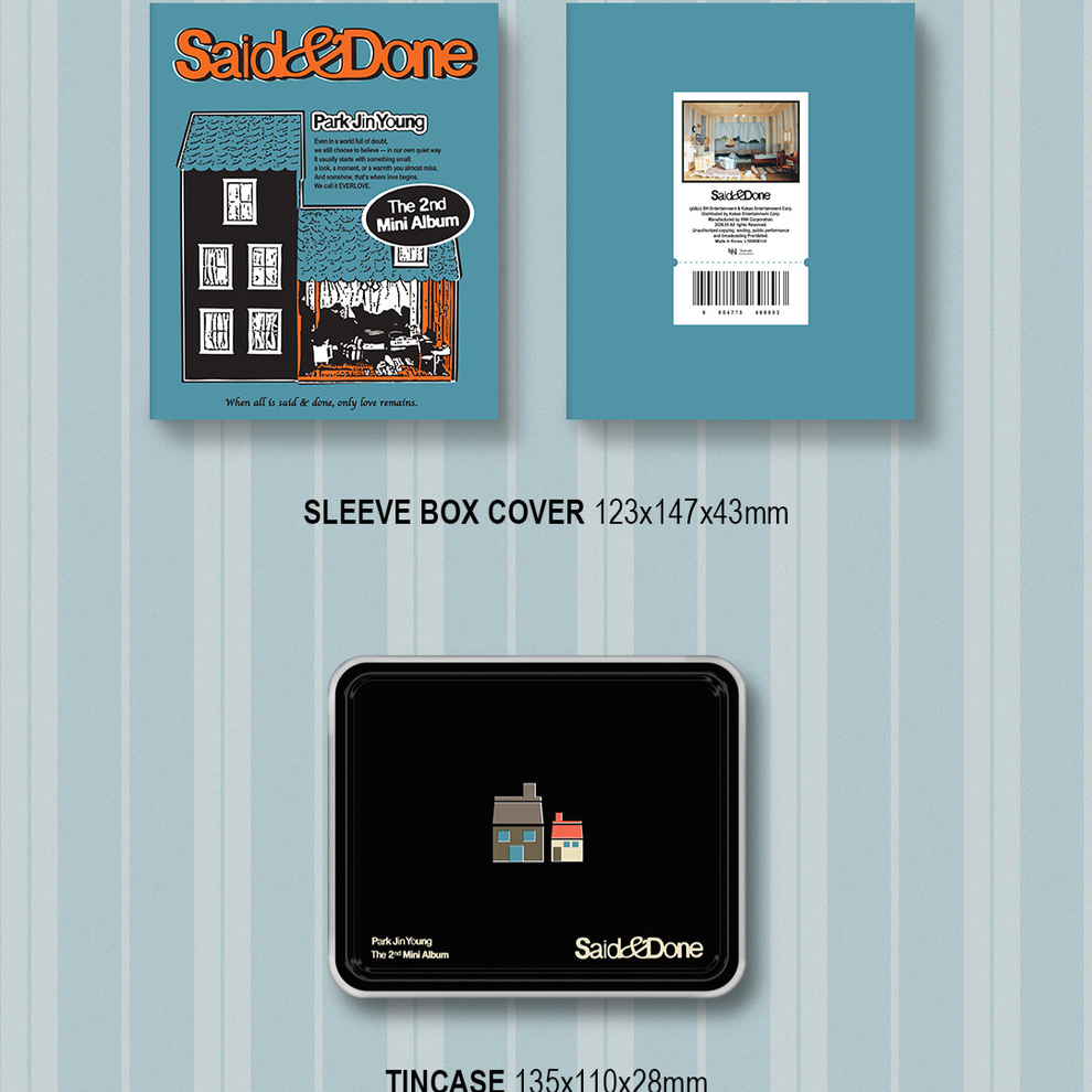 PARK JINYOUNG - 2ND MINI ALBUM [SAID & DONE] (MEMORY BOX VER.)