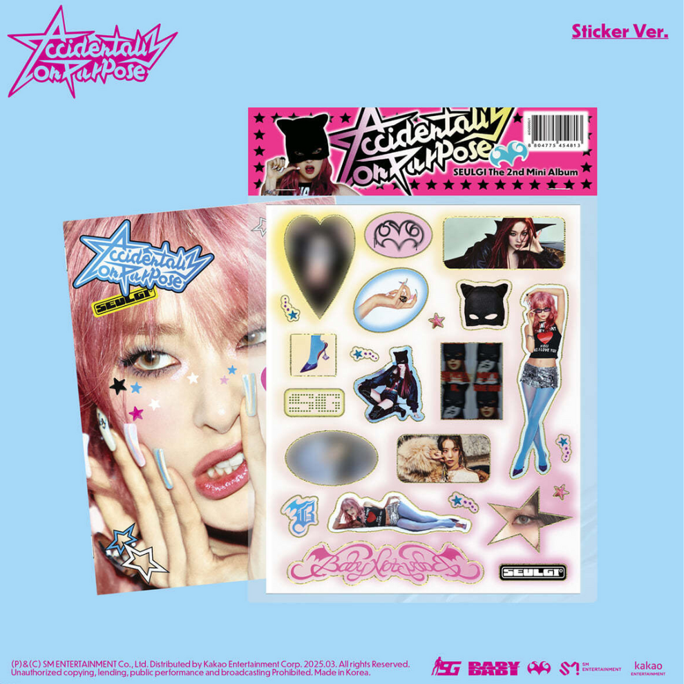 SEULGI - 2ND MINI ALBUM [ACCIDENTALLY ON PURPOSE] (STICKER VER.)