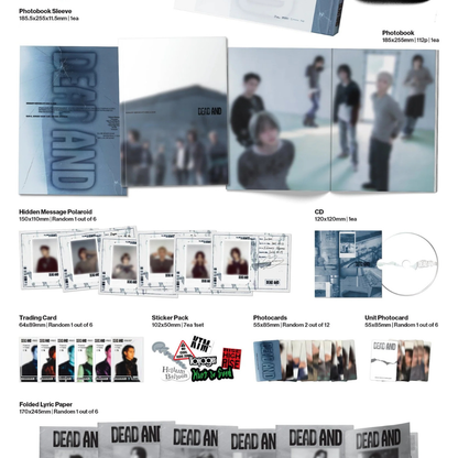 XDINARY HEROES - 8TH MINI ALBUM [DEAD AND] (2 VERSIONS)