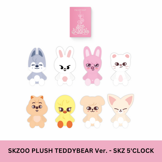 [PRE-ORDER] STRAY KIDS SKZOO PLUSH TEDDYBEAR Ver. - SKZ 5'CLOCK