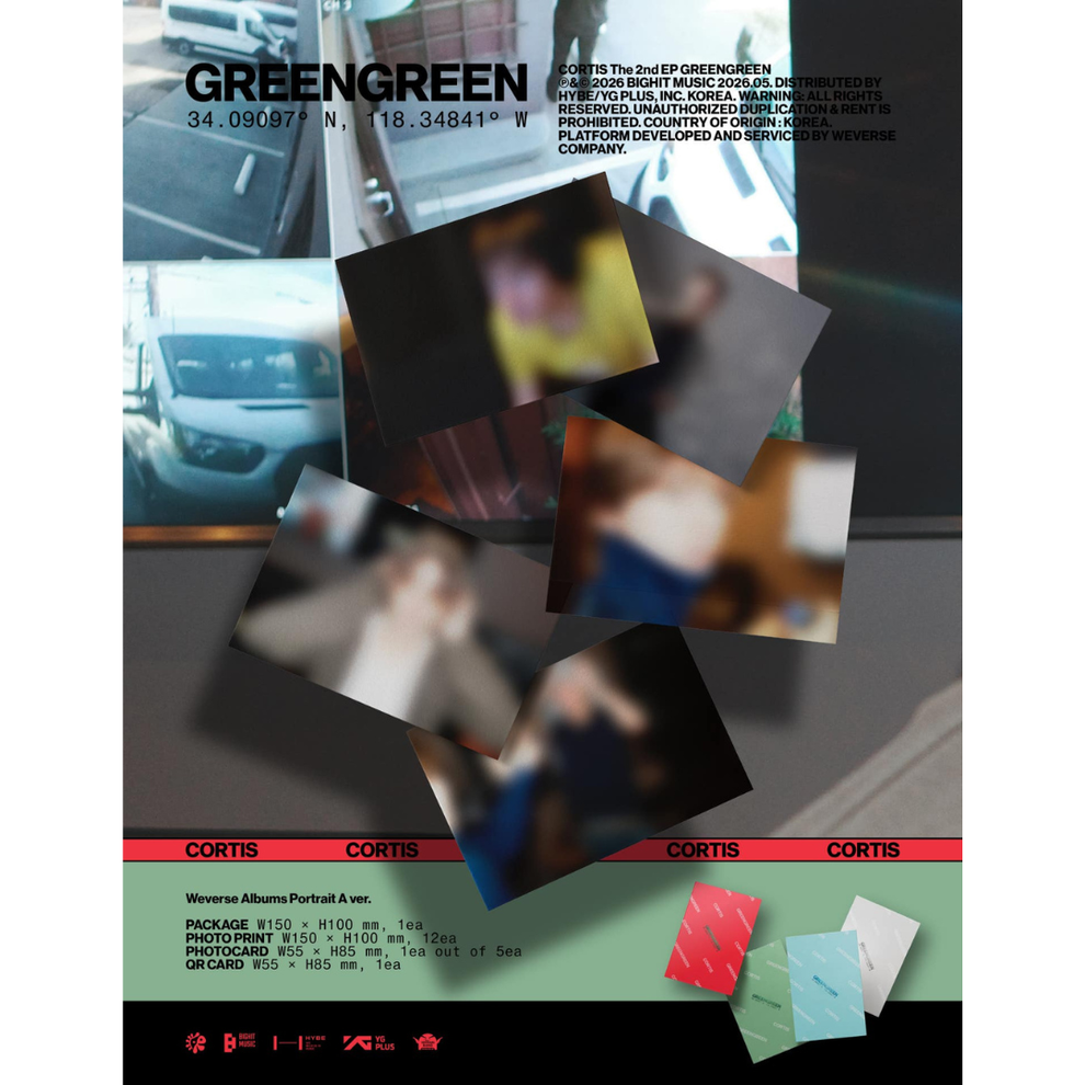 CORTIS - THE 2ND EP [GREENGREEN] (WEVERSE ALBUMS VER.) (4 VERSIONS)