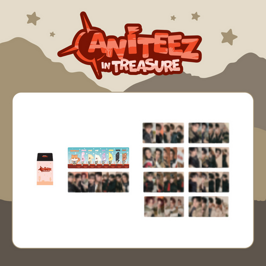 [PRE-ORDER] ATEEZ X ANITEEZ [ANITEEZ IN TREASURE] MD - 14 RANDOM TRADING CARD