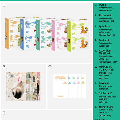 [PRE-ORDER] (WEVERSE POB) ILLIT - 4TH MINI ALBUM [MAMIHLAPINATAPAI] (PAW PAW VER.) (5 VERSIONS) RANDOM