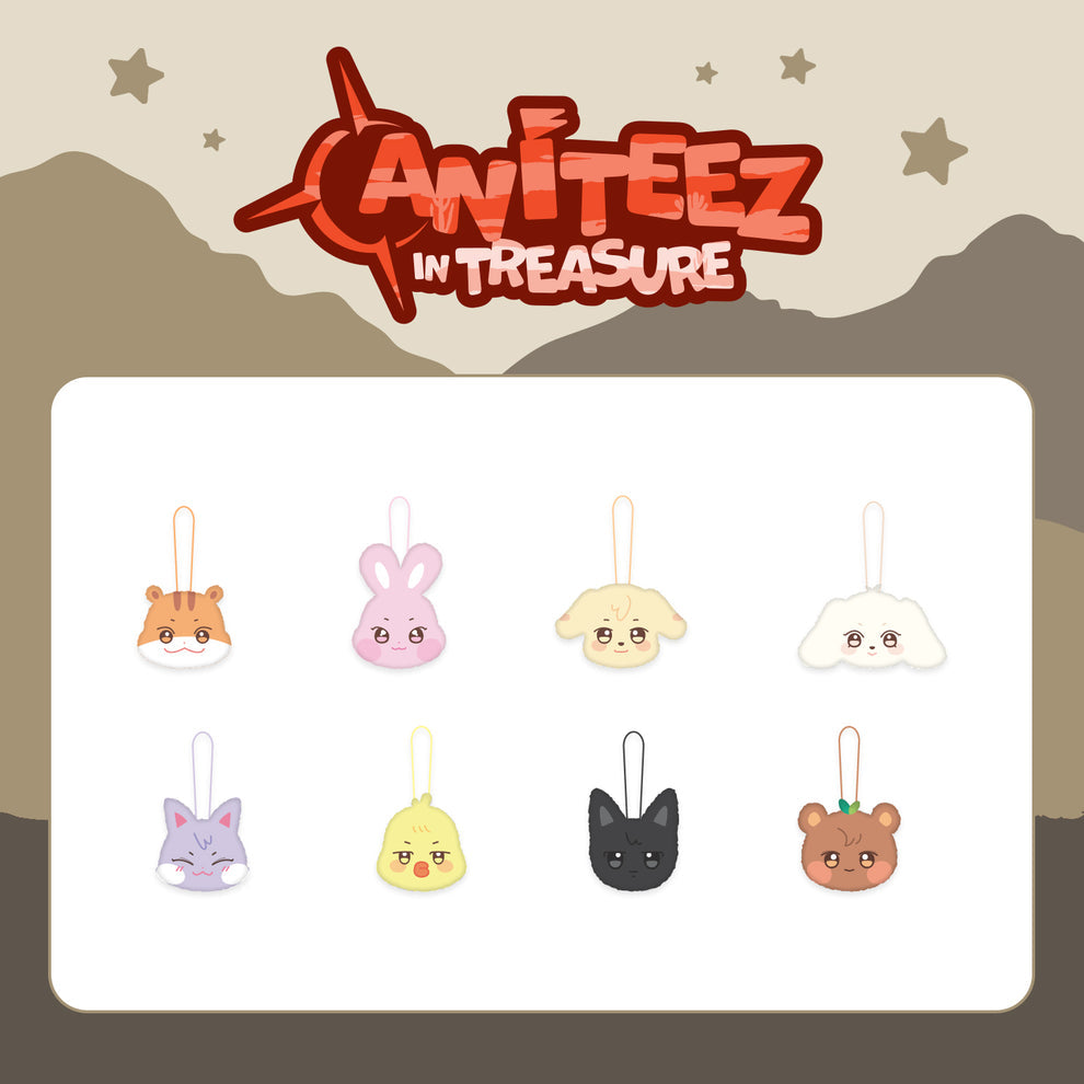 [PRE-ORDER] ATEEZ X ANITEEZ [ANITEEZ IN TREASURE] MD - 20 PLUSH NAME TAG