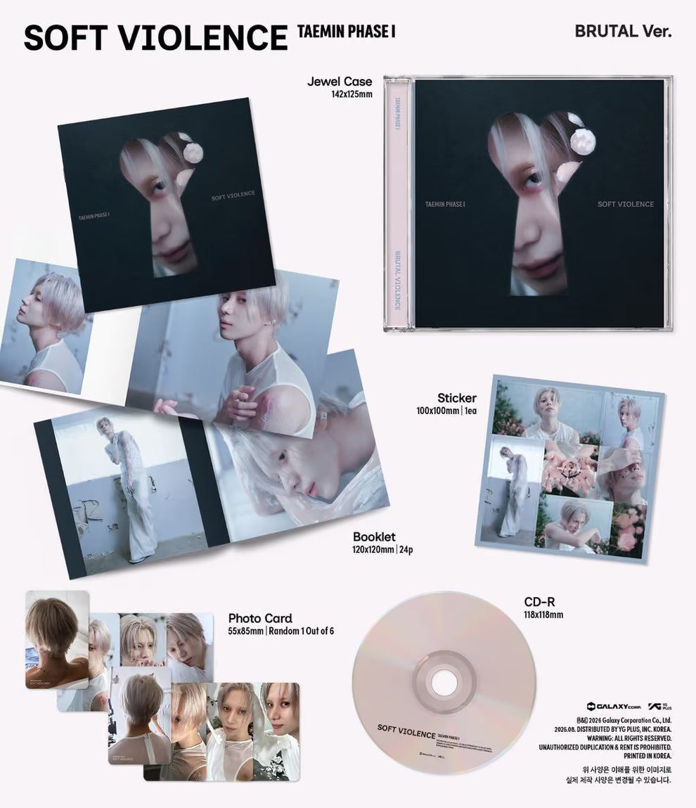 TAEMIN - [PHASE I : SOFT VIOLENCE] JEWEL VER. (2 VERSIONS)