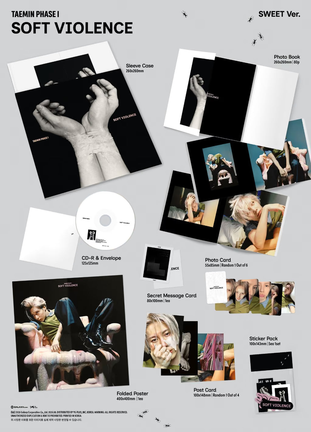 TAEMIN - [PHASE I : SOFT VIOLENCE] PHOTO BOOK VER. (2 VERSIONS)