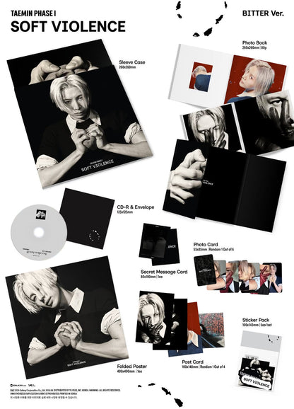 TAEMIN - [PHASE I : SOFT VIOLENCE] PHOTO BOOK VER. (2 VERSIONS)