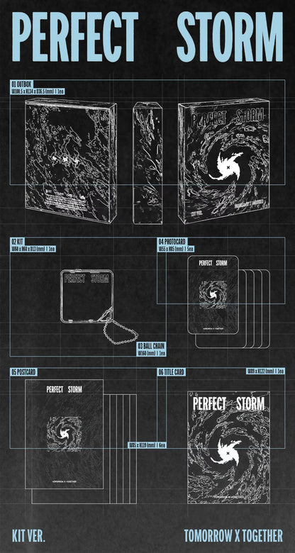 [PRE-ORDER] TOMORROW X TOGETHER (TXT) - 9TH MINI ALBUM [PERFECT STORM] (KIT VER.)