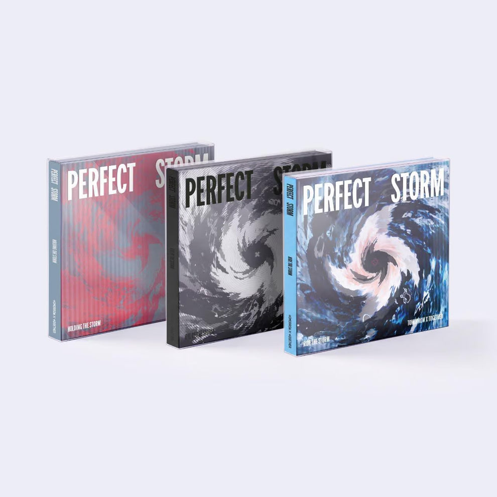 [PRE-ORDER] (WEVERSE POB) TOMORROW X TOGETHER (TXT) - 9TH MINI ALBUM [PERFECT STORM] (3 VERSIONS) SET