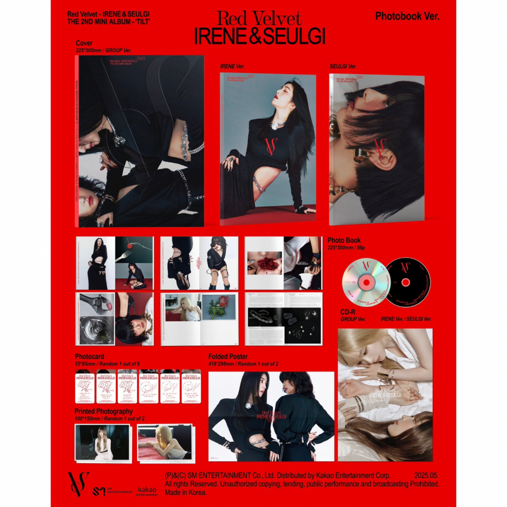 RED VELVET - IRENE & SEULGI - 2ND MINI ALBUM [TILT] (PHOTO BOOK VER.)