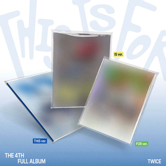 [PRE-ORDER] (WITHMUU POB) TWICE - 4TH ALBUM [THIS IS FOR] (SET)