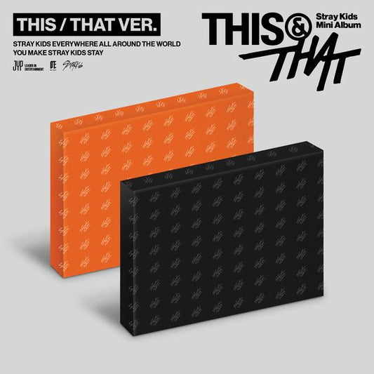 [PRE-ORDER] (MUSIC KOREA POB) STRAY KIDS - THIS & THAT (2 VERSIONS) RANDOM