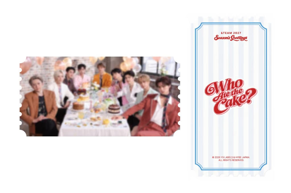 [PRE-ORDER] &TEAM - 2027 SEASON'S GREETINGS [WHO ATE THE CAKE?]