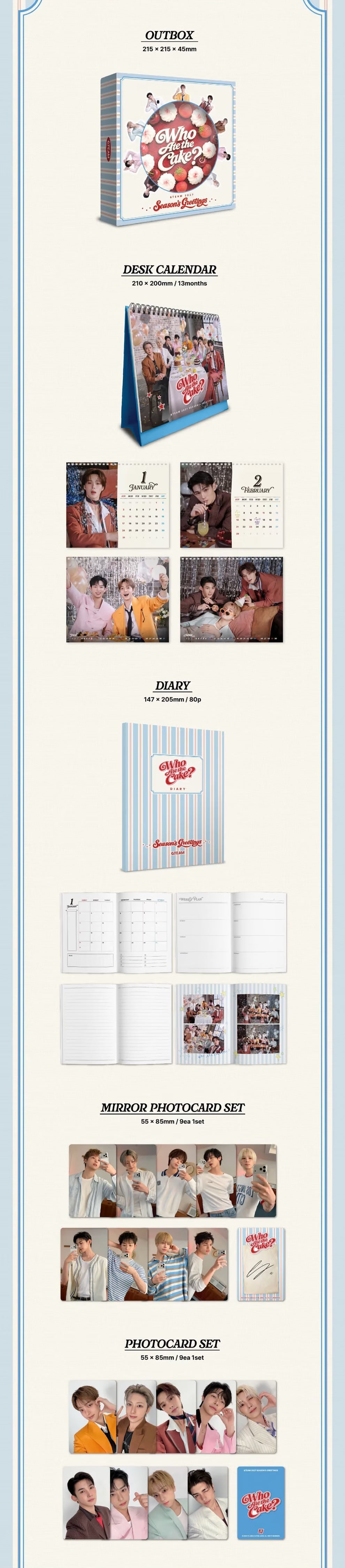 [PRE-ORDER] &TEAM - 2027 SEASON'S GREETINGS [WHO ATE THE CAKE?]