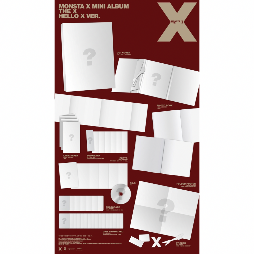 [PRE-ORDER] MONSTA X - THE X