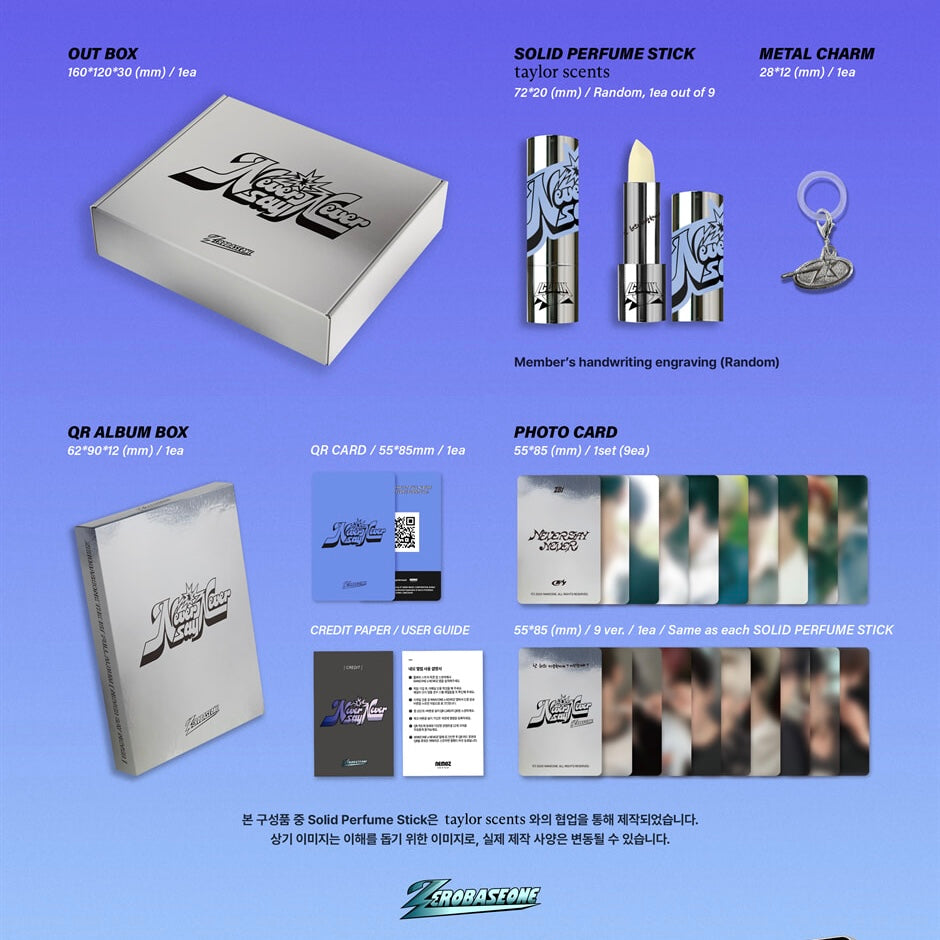 ZEROBASEONE - THE 1ST FULL ALBUM [NEVER SAY NEVER] SCENTS VER.