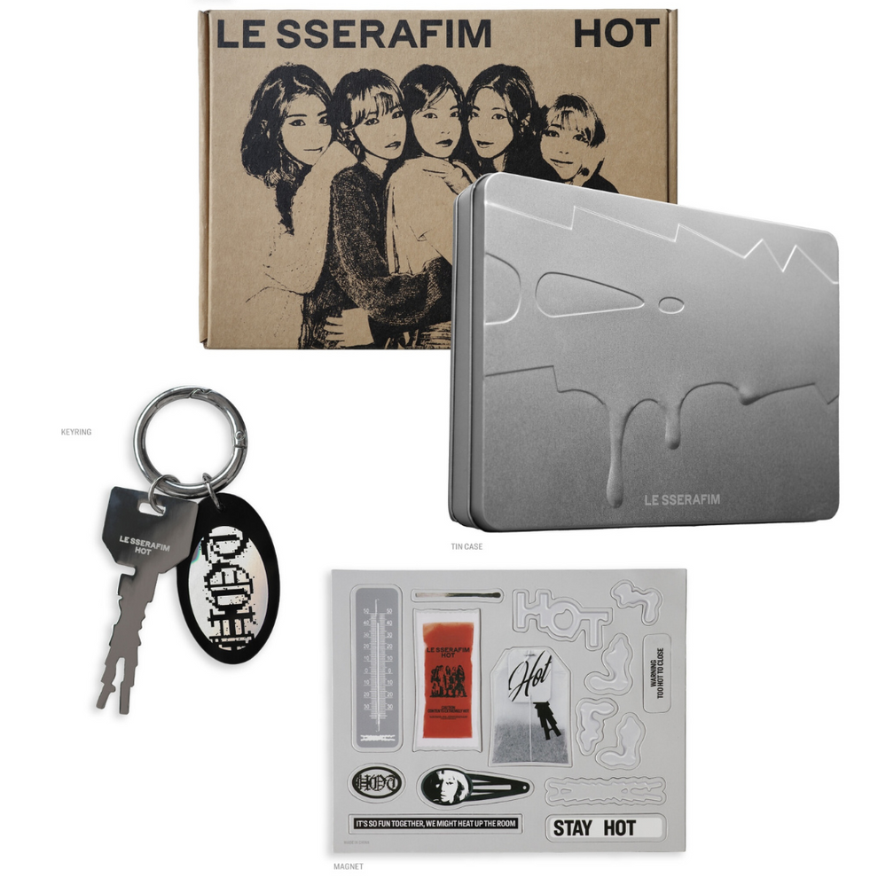 [PRE-ORDER] LE SSERAFIM – 5th Mini Album [HOT] (TIN CASE ver.)