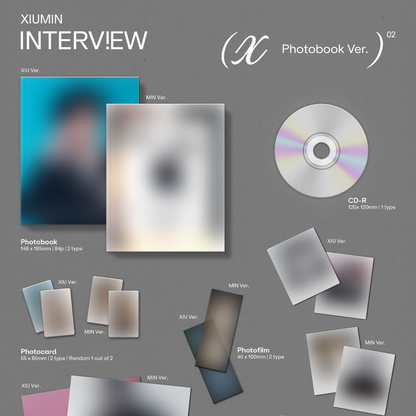 [PRE-ORDER] XIUMIN - INTERVIEW X [PHOTOBOOK VER.]