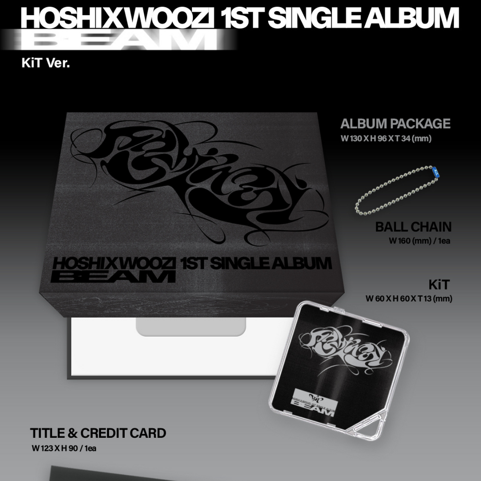 [PRE-ORDER] HOSHI X WOOZI - 1ST SINGLE ALBUM [BEAM] KIT VER.