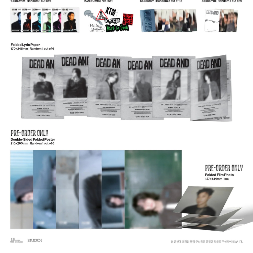 XDINARY HEROES - 8TH MINI ALBUM [DEAD AND] (2 VERSIONS)
