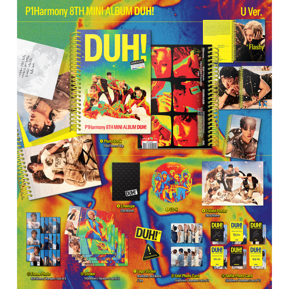 [PRE-ORDER] P1HARMONY - 8TH MINI ALBUM [DUH!]