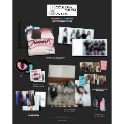 MEOVV - 1ST EP ALBUM [MY EYES OPEN VVIDE] (PHOTOBOOK VER.)