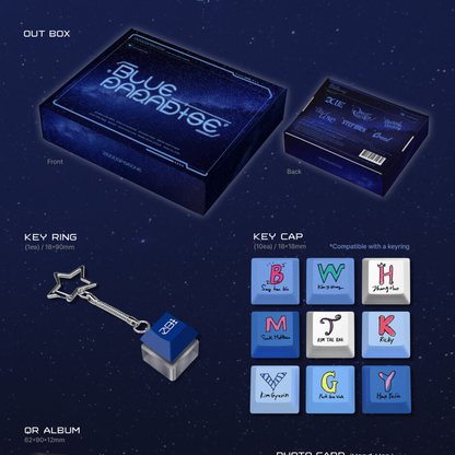 [PRE-ORDER] ZEROBASEONE - 5TH MINI ALBUM [BLUE PARADISE] KEY CAP VER.