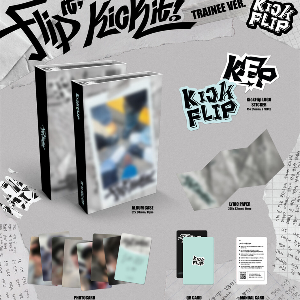 [PRE-ORDER] KICKFLIP - 1ST MINI ALBUM [FLIP IT, KICK IT!] (TRAINEE VER.) (PLATFORM VER.)