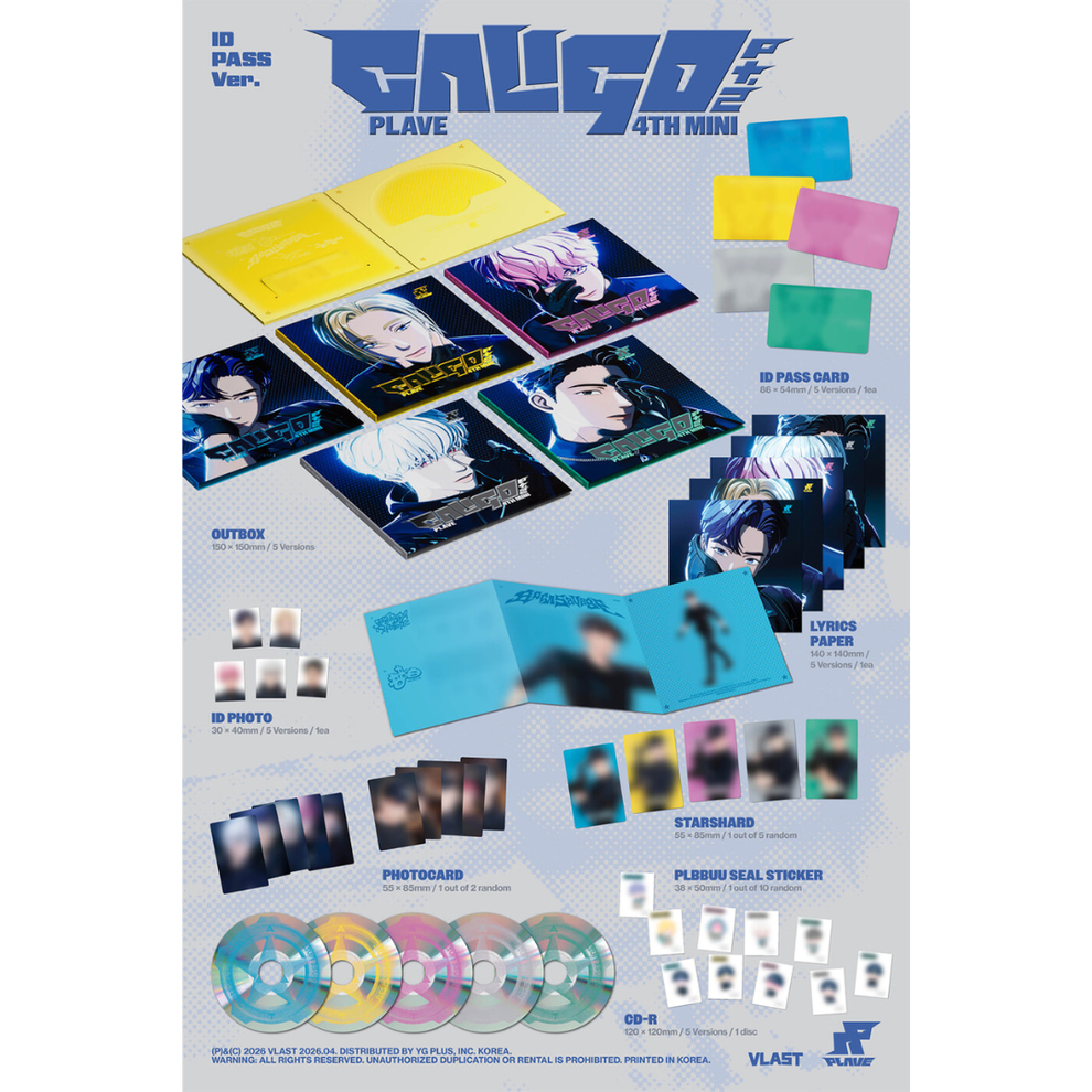 PLAVE - 4TH MINI ALBUM [CALIGO PT.2] ID PASS VER. (5 VERSIONS)