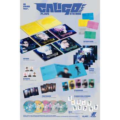 PLAVE - 4TH MINI ALBUM [CALIGO PT.2] ID PASS VER. (5 VERSIONS)