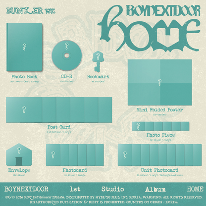 [PRE-ORDER] BOYNEXTDOOR - 1ST STUDIO ALBUM 'HOME' SET