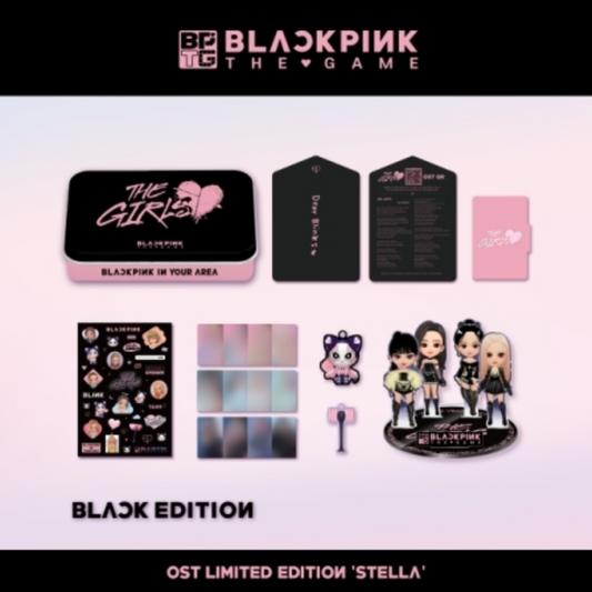 BLACKPINK THE GAME OST [THE GIRLS] Stella ver. (LIMITED EDITION) (BLACK ver.)