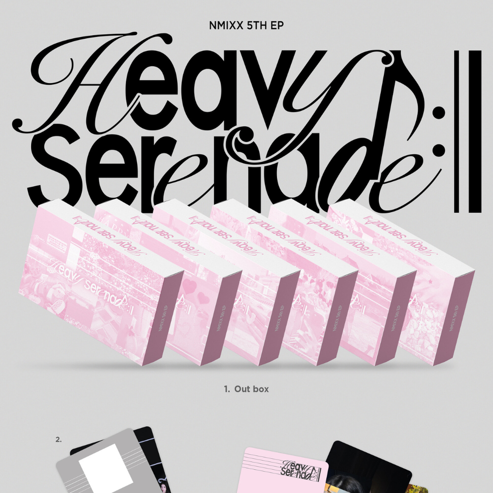 NMIXX - 5TH EP [HEAVY SERENADE] POCAALBUM VER. (6 VERSIONS) RANDOM