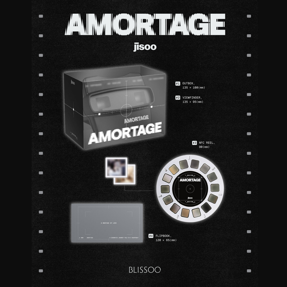 [PRE-ORDER] JISOO - MINI ALBUM [AMORTAGE] REELS VER