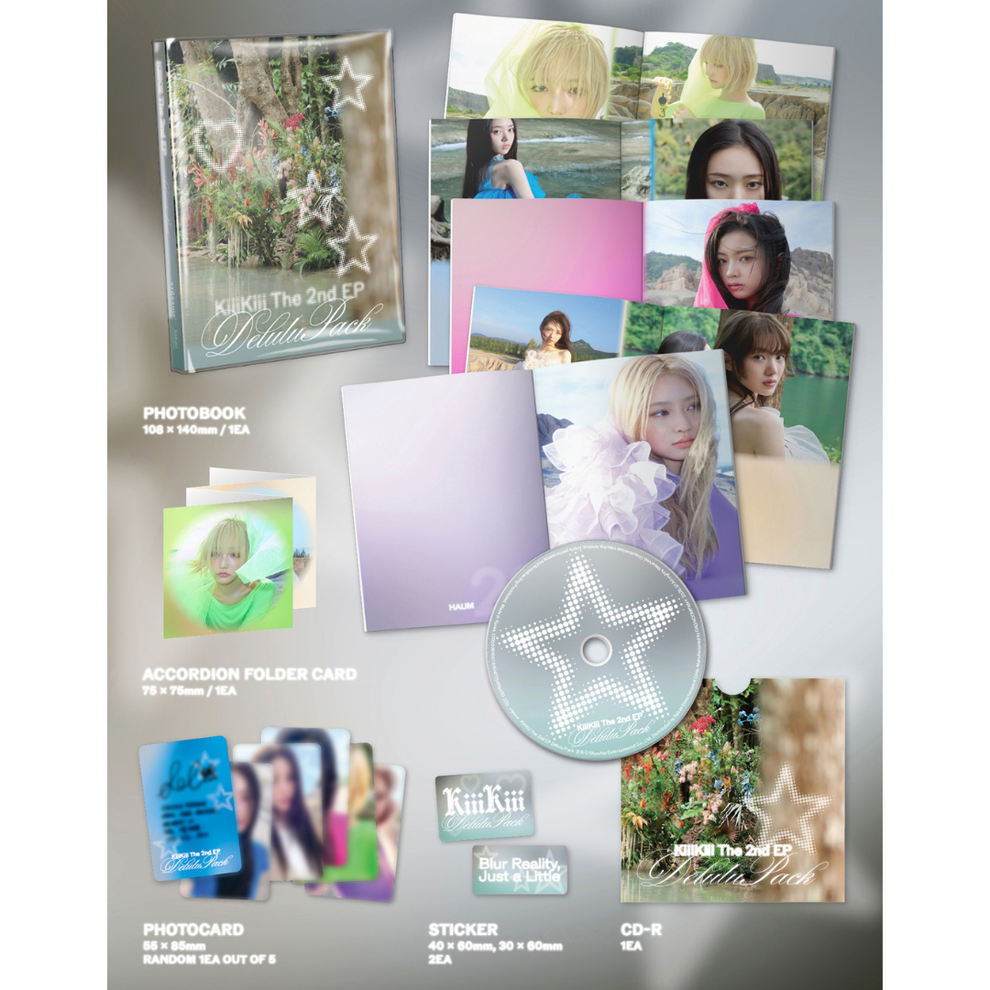 KIIIKIII - THE 2ND EP [DELULU PACK] CRYSTAL BALL. VERSION