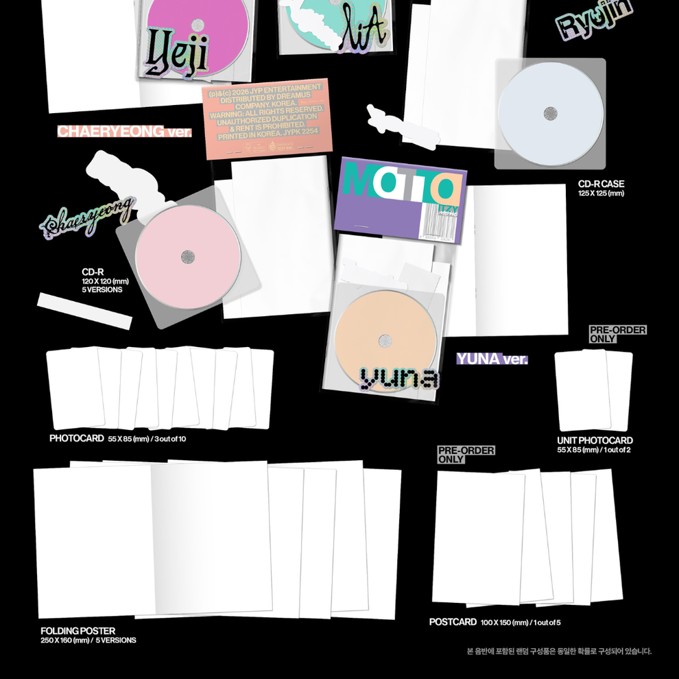 [PRE-ORDER] (WITHMUUPOB) ITZY - [MOTTO] MEMBER VER. (5 VERSIONS) RANDOM