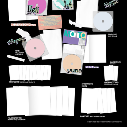 [PRE-ORDER] (WITHMUUPOB) ITZY - [MOTTO] MEMBER VER. (5 VERSIONS) RANDOM