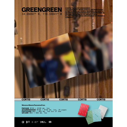 CORTIS - THE 2ND EP [GREENGREEN] (WEVERSE ALBUMS VER.) (4 VERSIONS)