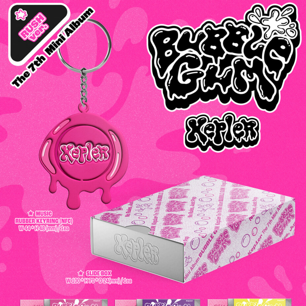 KEP1ER - THE 7TH MINI ALBUM [BUBBLE GUM] (RUSH VER.)