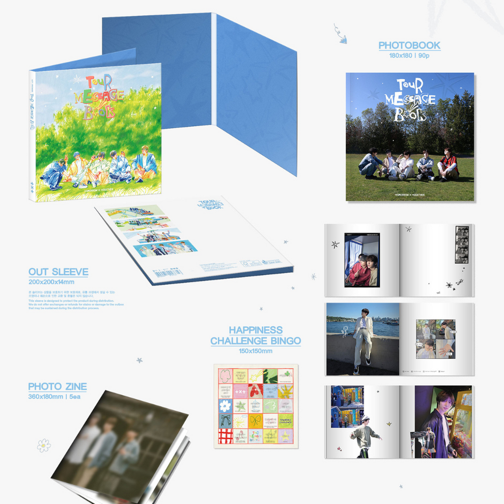 [PRE-ORDER] (WEVERSE POB)  TOMORROW X TOGETHER (TXT) - [ACT : PROMISE] TOUR MESSAGE BOOK