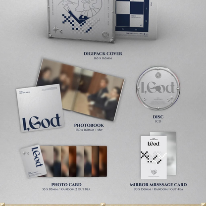 XLOV - 2ND MINI ALBUM [I,GOD] (4 VERSIONS)