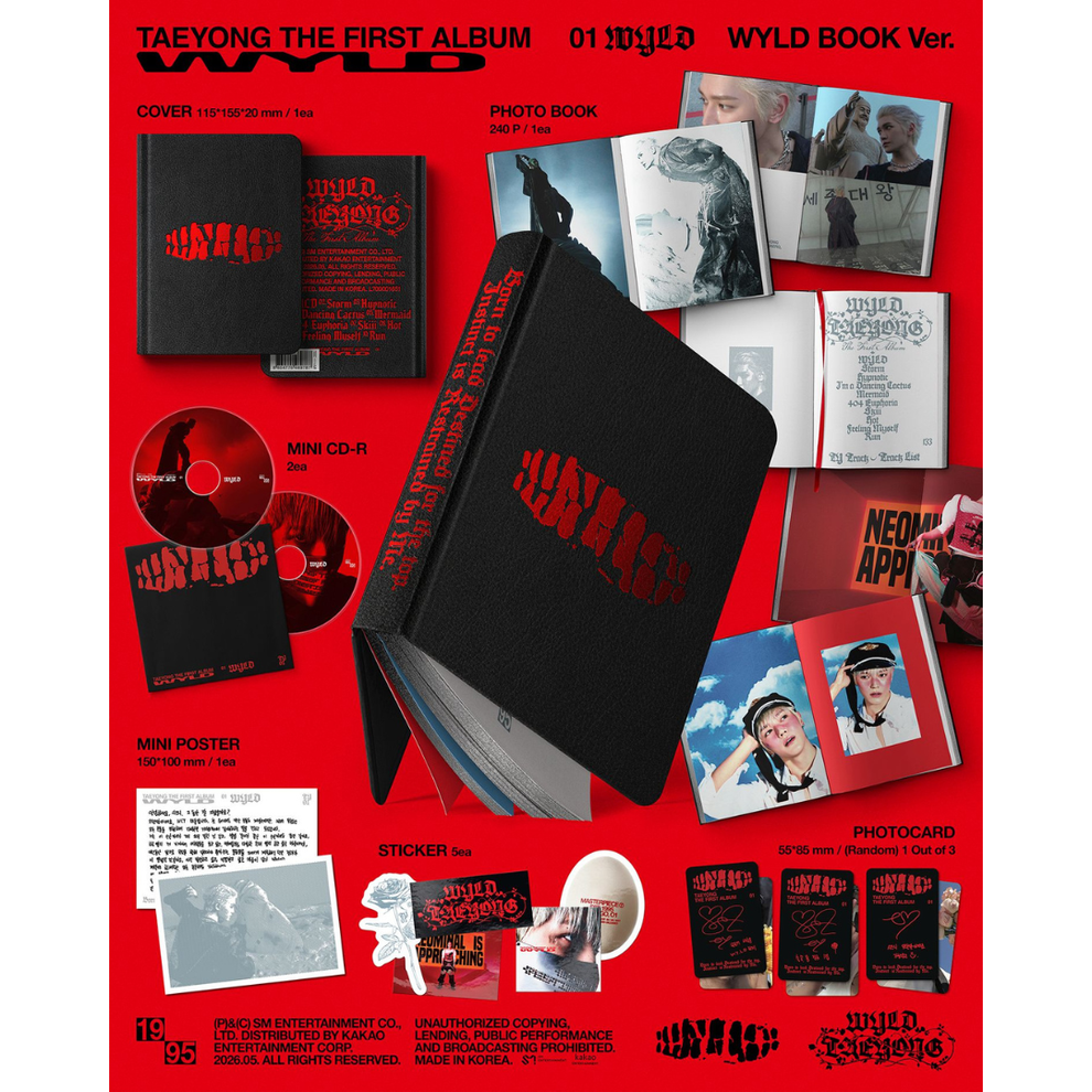 TAEYONG - THE FIRST ALBUM [WYLD] (WYLD BOOK VER.)