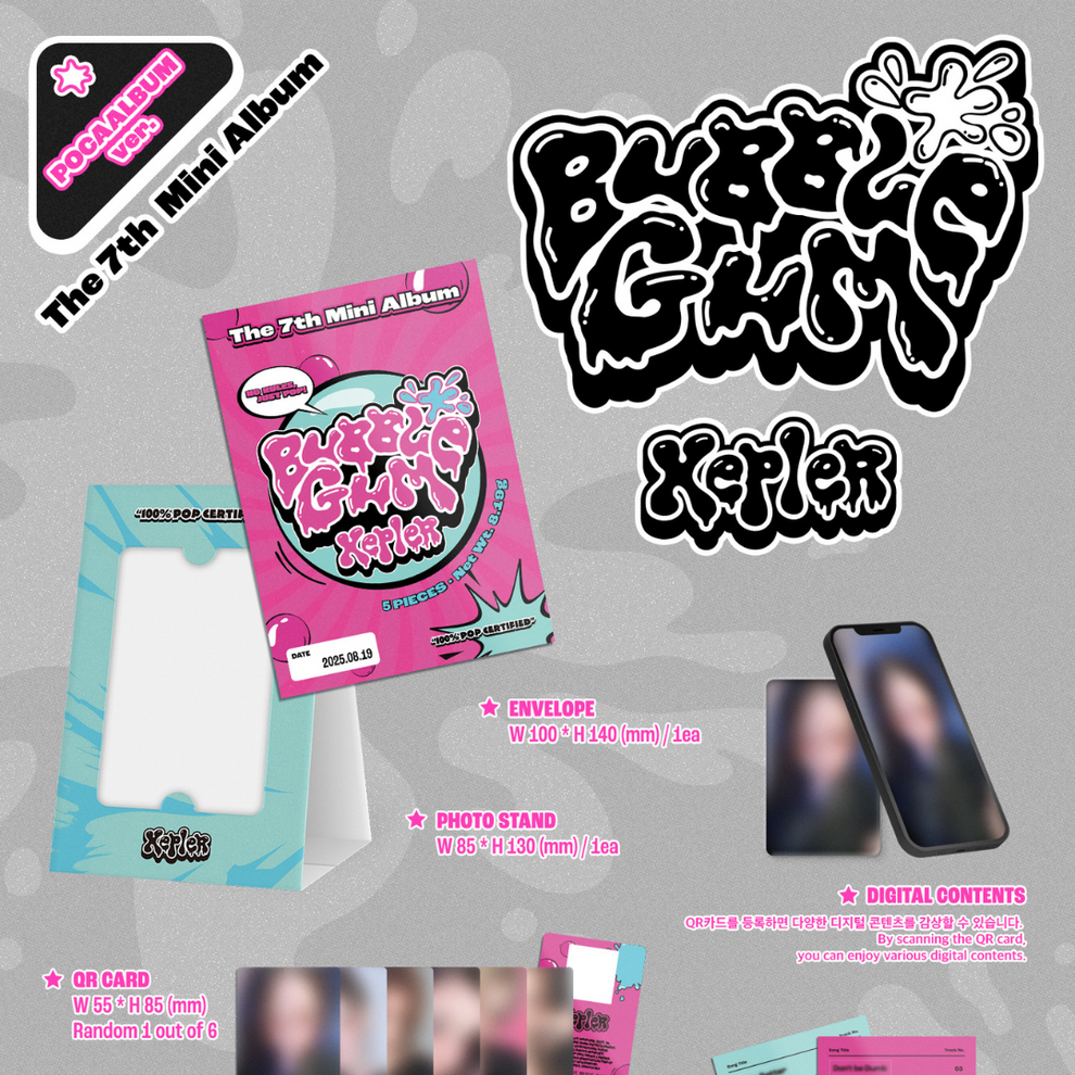 KEP1ER - THE 7TH MINI ALBUM [BUBBLE GUM] (POCAALBUM VER.)