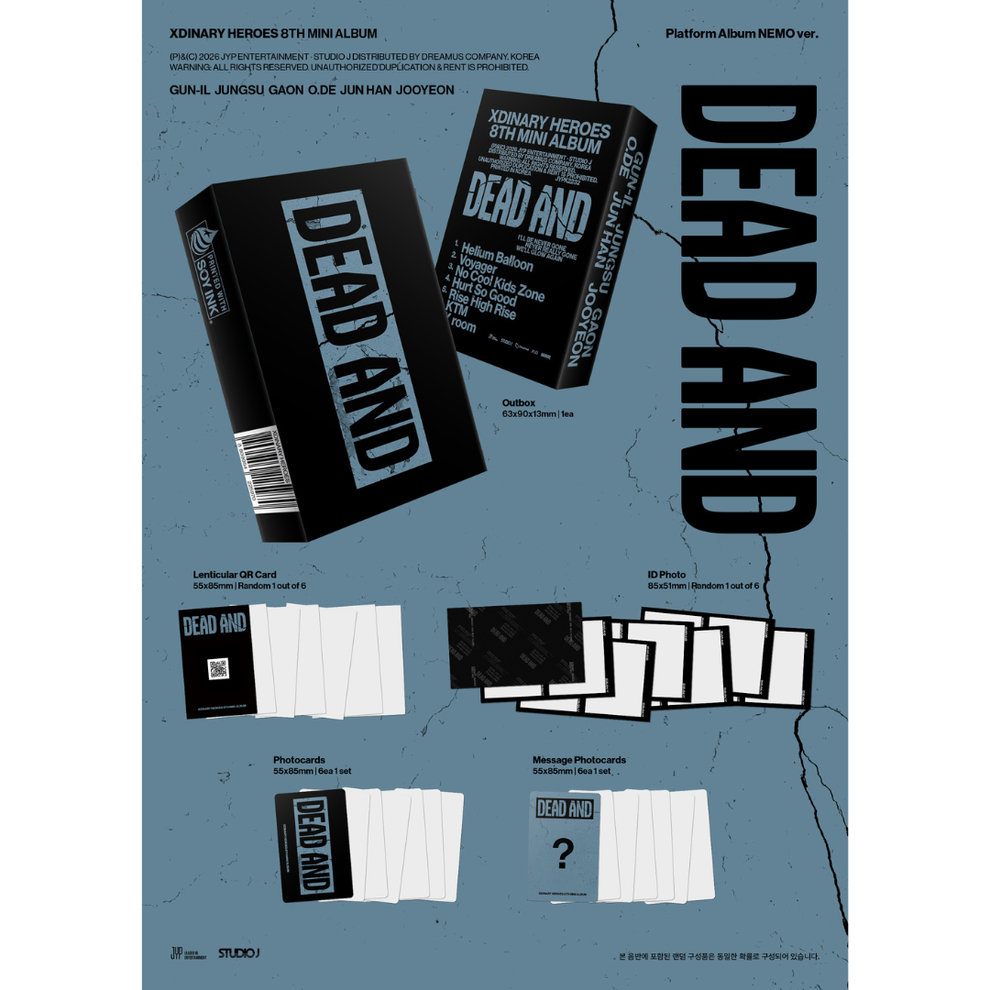 XDINARY HEROES - 8TH MINI ALBUM [DEAD AND] PLATFORM ALBUM NEMO VER.