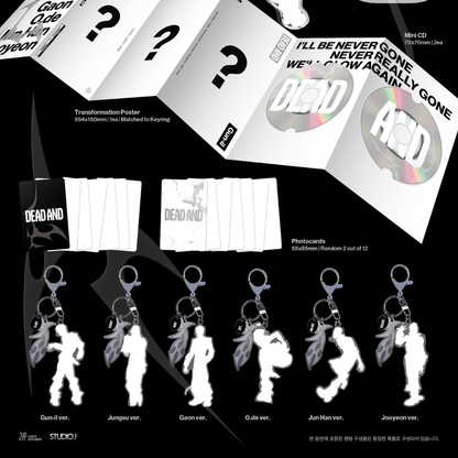 XDINARY HEROES - 8TH MINI ALBUM [DEAD AND] ILLUSTRATION KEYRING VER. (6 VERSIONS)