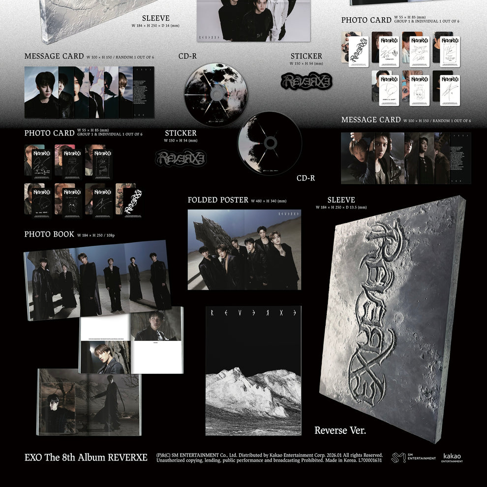EXO - 8TH FULL ALBUM [REVERXE] (PHOTOBOOK VER.)